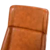 Bureaustoel Charles Cognac Leer, Essen Hout