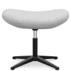 Flegg Ottoman / Hocker Licht Grijs Kasjmier