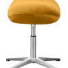 Flegg Ottoman Okergold Velvet