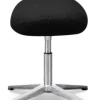 Flegg Ottoman / Hocker Zwart Kasjmier