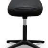 Flegg Ottoman / Hocker Zwart Leer