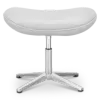 Flegg Ottoman / Hocker Wit Leer