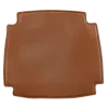 Seatdot / Kussentje voor Wishbone stoelen | PU Leer | Cognac/Bruin