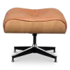 Cavel Lounge Chair Ottoman / Hocker Cognac / Bruin Leer | Essen Schaal