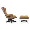 Cavel Lounge Chair Bruin Boucle | Walnoot Schalen