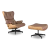 Cavel Lounge Chair Bruin Leer | Essen Schalen