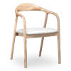 Artson Eetkamerstoel | Essen | Wit Boucle
