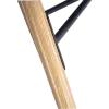 Eetkamerstoel Ferd | Wit Boucle | Eiken Onderstel