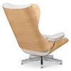 Cavel Lounge Chair Wit Boucle | Essen Schalen