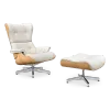 Cavel Lounge Chair Wit Boucle | Essen Schalen