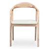 Artson Eetkamerstoel | Essen | Offwhite PU Leer