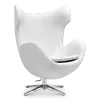 Flag Chair Wit Leer