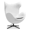 Flag Chair Wit Leer