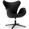 Sean Chair Zwart Leer