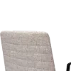 Cavel Lincoln Bureaustoel | Zand OTE Stof | Mat Zwart