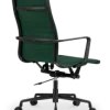 Cavel CD 119 Bureaustoel Groen Linnen | Zwart Frame