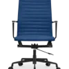 Cavel CD 119 Bureaustoel Blauw Linnen | Zwart Frame