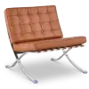 Paviljoen Chair Luxe Volleer Cognac/Bruin