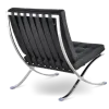 Paviljoen Chair XL Zwart Leer