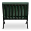 Paviljoen Chair Groen Velvet | Zwart Frame