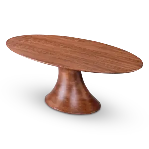 Ovale Tulip Eettafel Walnoot