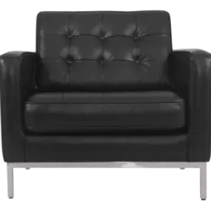 Italo Chair Zwart Leer