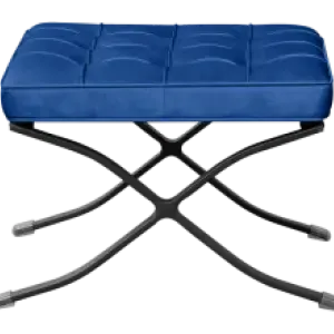 Paviljoen Ottoman Kings Blue Velvet | Black Frame