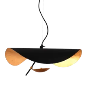 Hanglamp Gulf | Mat Zwart / Goud