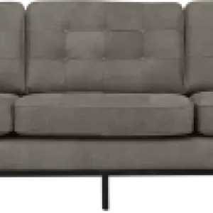 Italo Drie Zits Elegant Silver Grey Velvet
