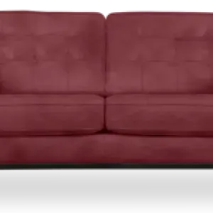 Italo Twee Zits Bordeaux Red Velvet