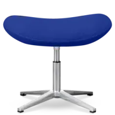 Flegg Ottoman / Hocker Blauw Kasjmier