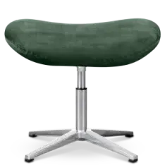 Flegg Ottoman / Hocker Forrest Green Velvet