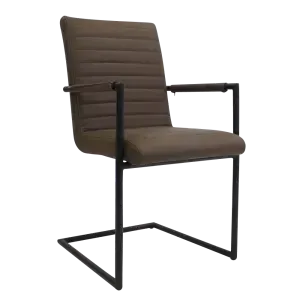 Industriële Eetkamerstoel Bars Vintage Taupe
