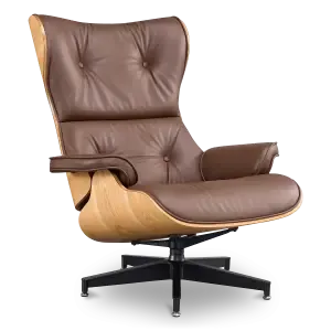 Cavel Lounge Chair Bruin Leer | Essen Schalen