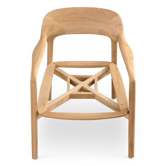Kennedy Eetkamerstoel | Naturel Essen | Offwhite Zitting