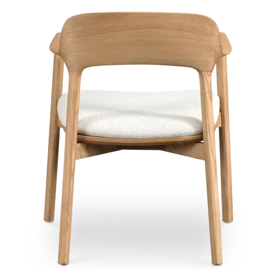 Kennedy Eetkamerstoel | Essen Hout | Wit Teddy / Boucle Kennedy Eetkamerstoel | Essen Hout | Wit Teddy / Boucle