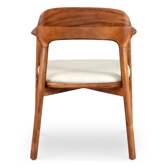 Kennedy Eetkamerstoel | Walnoot | Offwhite Zitting