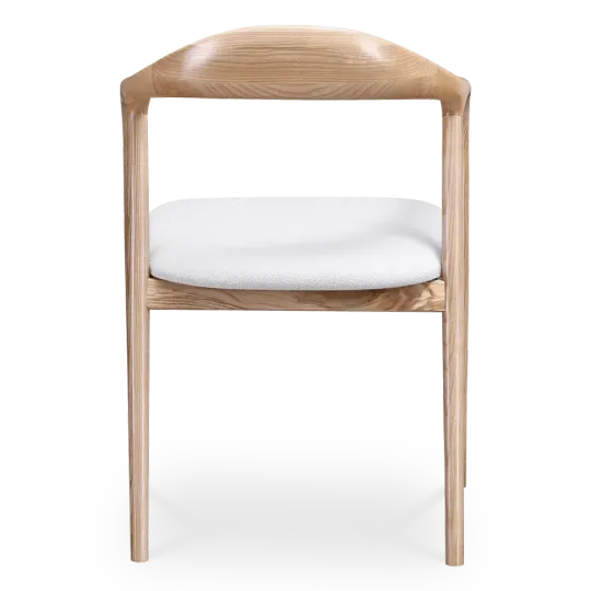 Artson Eetkamerstoel | Essen | Wit Boucle