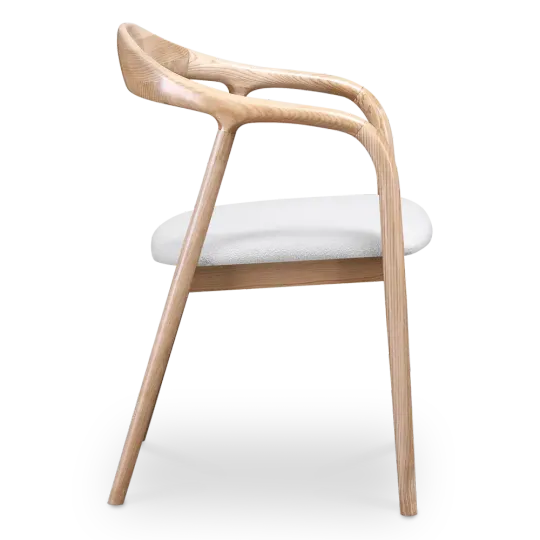 Artson Eetkamerstoel | Essen | Wit Boucle