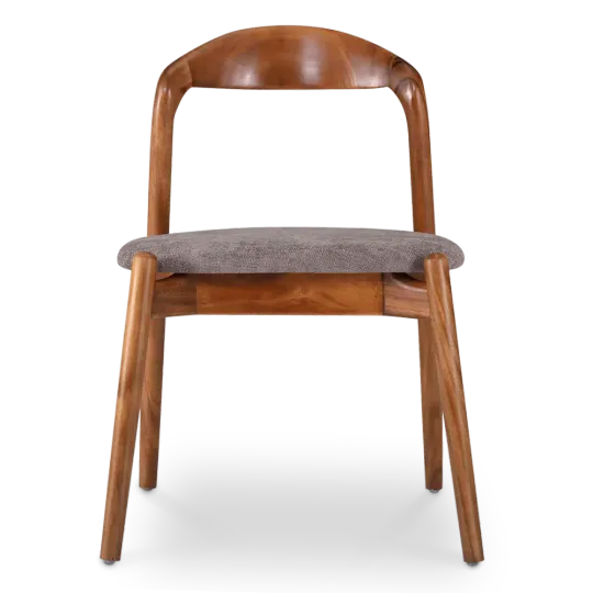 Bow Eetkamerstoel | Walnoot hout | Grijs Bruin Chenille Bow Eetkamerstoel | Walnoot hout | Grijs Bruin Chenille