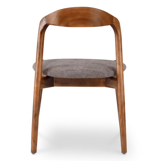 Bow Eetkamerstoel | Walnoot hout | Grijs Bruin Chenille Bow Eetkamerstoel | Walnoot hout | Grijs Bruin Chenille