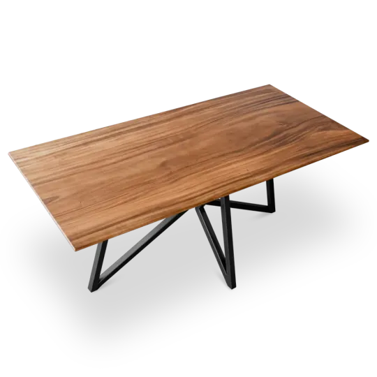 Cavel Rechthoekige Notenhouten Tafel