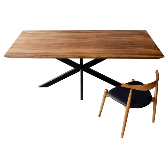 Cavel Rechthoekige Notenhouten Tafel
