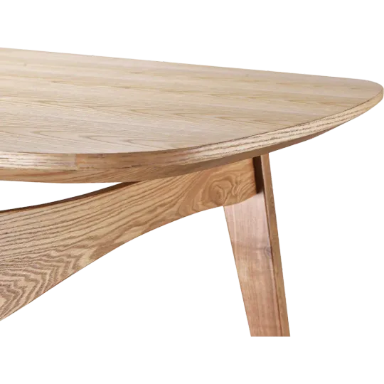 Eettafel Japandi Deens Ovaal Eiken