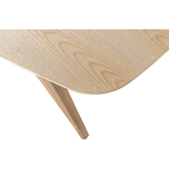 Eettafel Japandi Deens Ovaal Eiken