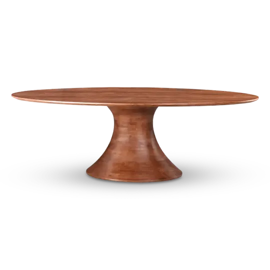 Ovale Tulip Eettafel | Walnoot