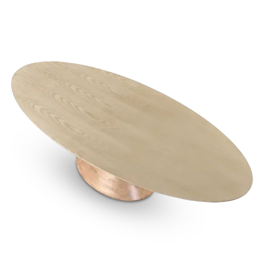 Ovale Tulip Eettafel | Naturel