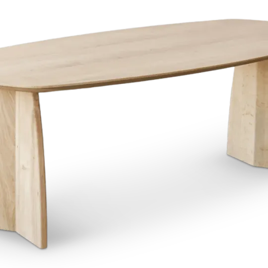 Cavel Nordic Curve Eettafel | Massief Eiken | Deens Ovaal