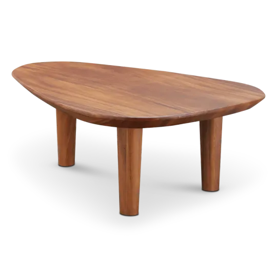 Cavel Kiezel Notenhouten Salontafel Cavel Kiezel Notenhouten Salontafel