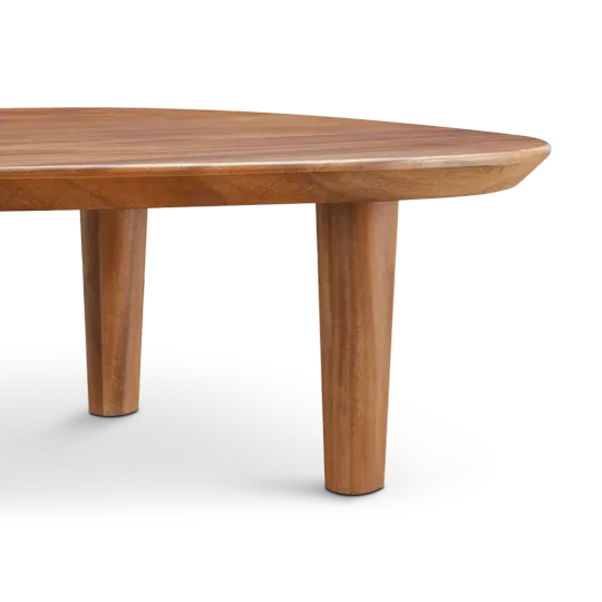 Cavel Kiezel Notenhouten Salontafel Cavel Kiezel Notenhouten Salontafel